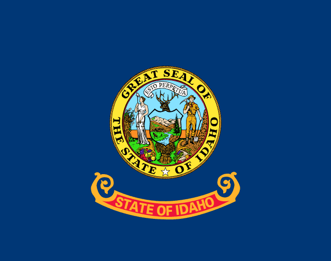 Idahos flagg