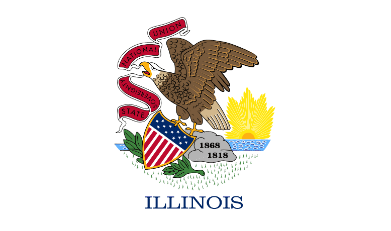 Illinois flagg