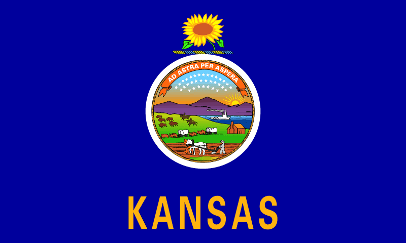 Kansas flagg
