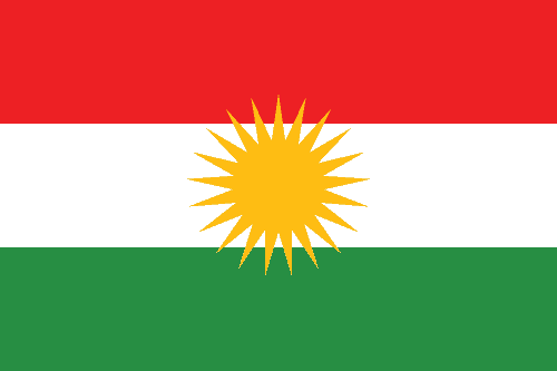 Kurdistans flagg