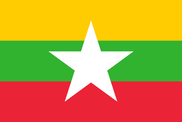 Myanmars flagg
