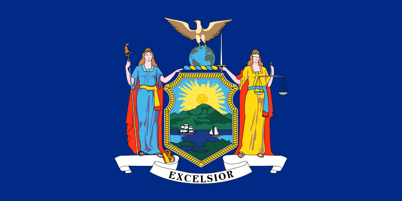 New Yorks flagg