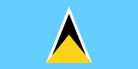 Saint Lucias flagg